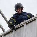 Наслідки атаки на Вінницю: рятувальники показали кадри ліквідації пожежі