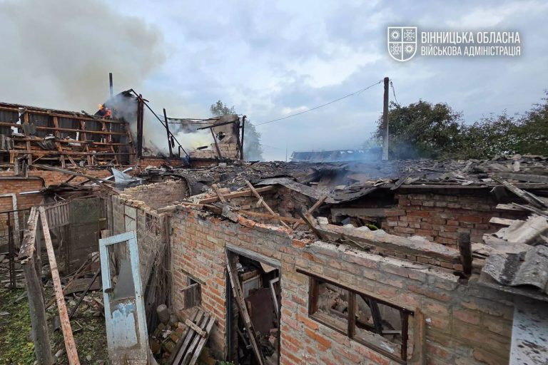 На Вінниччині після масованої атаки пошкоджені енергооб’єкти та приватні будинки