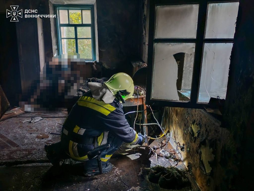 На Вінниччині під час пожежі загинув 71-річний чоловік