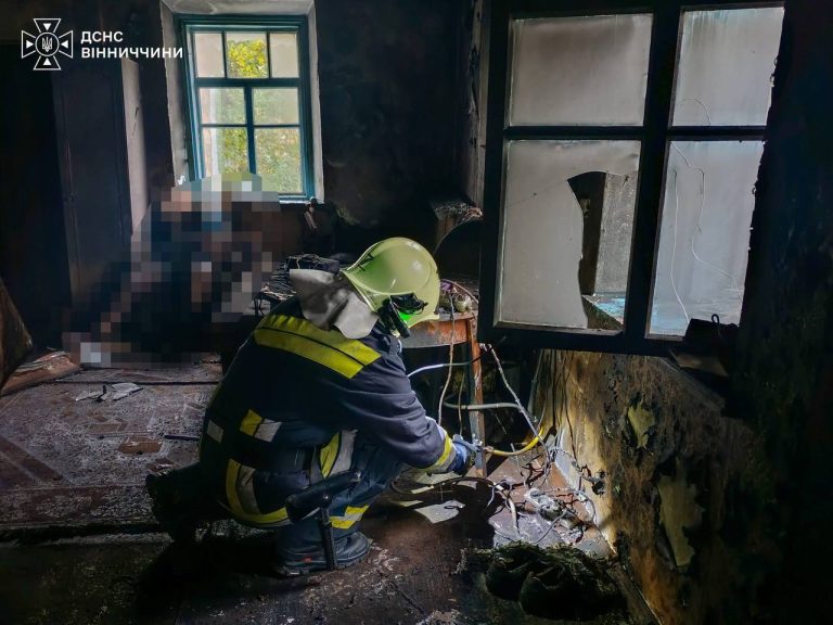 На Вінниччині під час пожежі загинув 71-річний чоловік