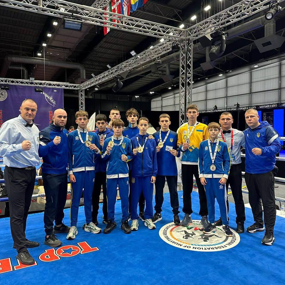 Вінничани здобули вісім медалей на чемпіонаті Європи з таїландського боксу